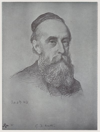 ジョージ・フレデリック・ワッツ（リトグラフ 作： Rudolf Lehmann