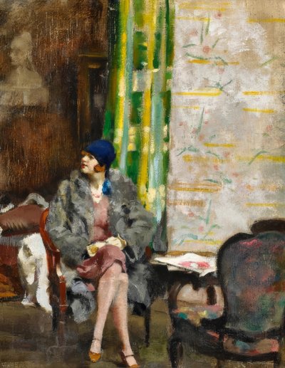 青い帽子 作： Rudolf Nissl