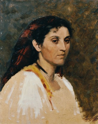 ローマの女性の頭 作： Rudolf Schick