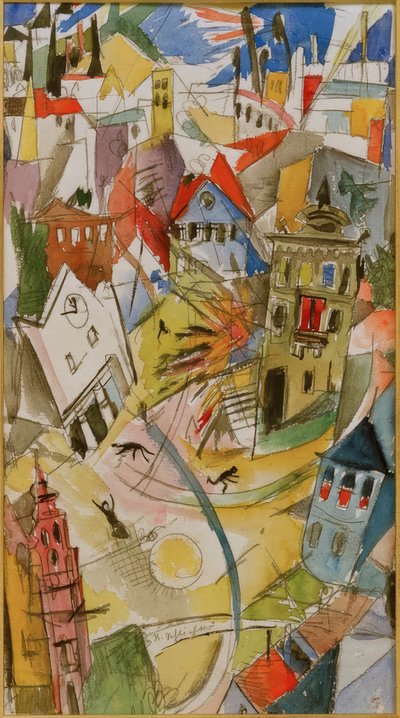 爆発 作： Rudolf Schlichter