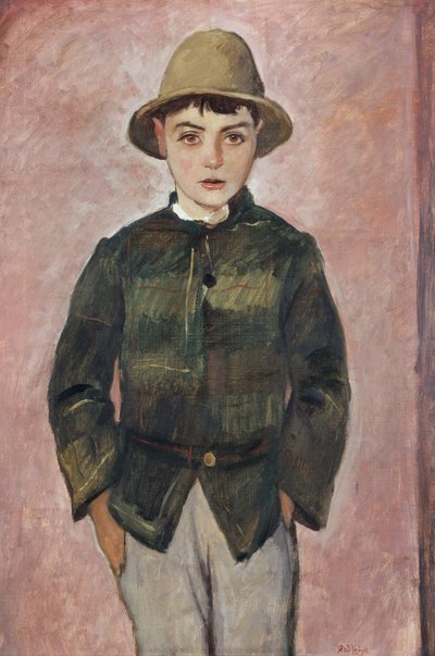 カントリーボーイ、1928年頃（キャンバスに油彩） 作： Rudolf Vejrych
