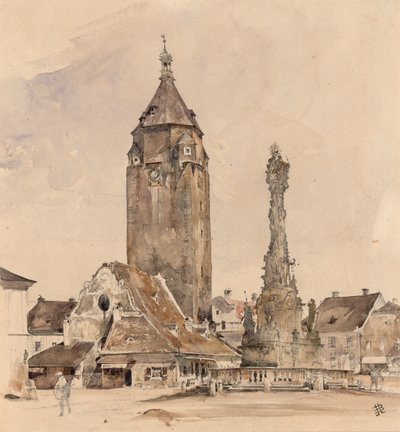 コルノイブルクの旧市庁舎 作： Rudolf von Alt