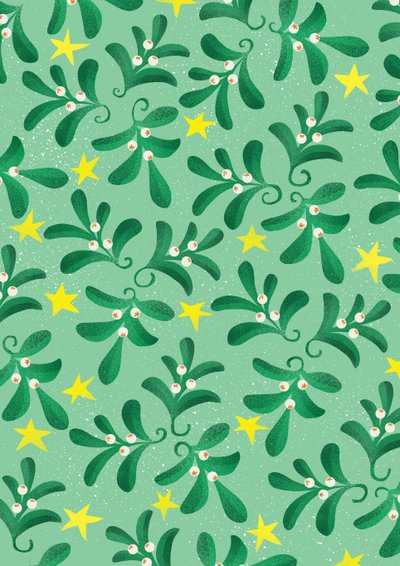 グリーンクリスマスパターン、2016（ 作： Runa Anastasiya Rudaya