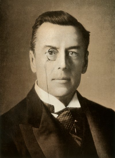 Rt。 ほん。 ジョセフ・チェンバレン、M.P.、植民地長官、1900 年。 作： Russell and Sons