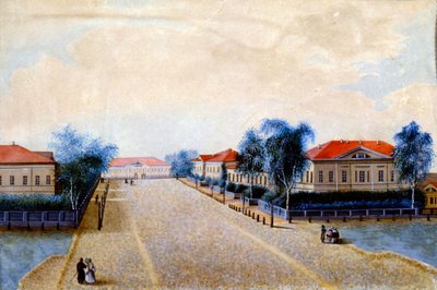 1830年代のトヴェリの財務省の眺め 作： Russian Master