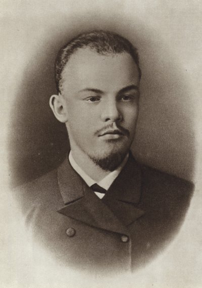 大学生のレーニン、サマラ、1890 作： Russian Photographer