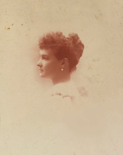 Marie Pavlovna de Russie - ロシアの大公マリア・パブロフナ (1854-1920)、匿名。 シルバーゼラチン写真 作： Russian Photographer