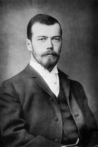 ツァレヴィッチになったニコライ2世、1892年頃（モノクロ写真 作： Russian Photographer