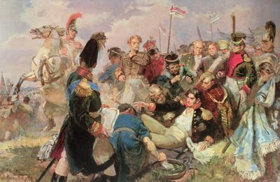 ボロジノの戦い、1812年9月7日（紙にトイレ） 作： Russian School