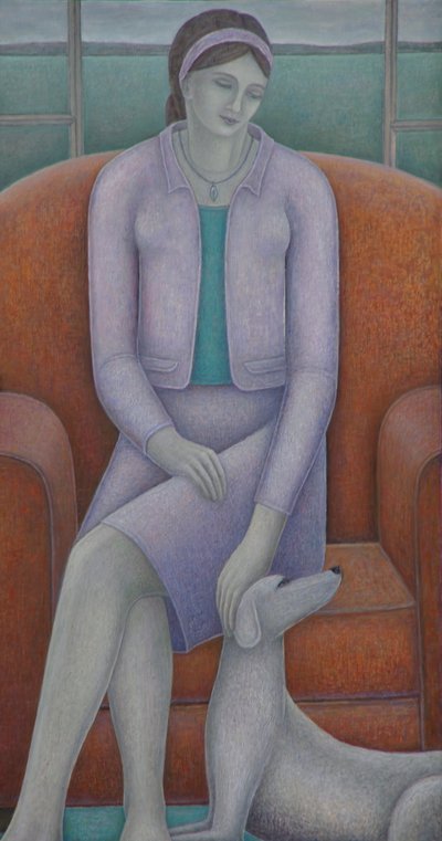 耽溺する愛人（女と犬 作： Ruth Addinall
