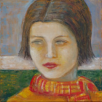 タータンチェックのスカーフ 作： Ruth Addinall