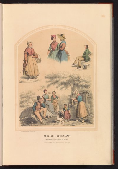 ヘルダーラント州の伝統衣装、1857年 ヘルダーラント州 / 