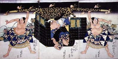 歌舞伎「芦屋どまんなかおうちかがみ」第4幕の一場面 作： Ryusai Shigeharu