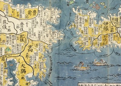 日本地図の詳細 作： Ryusen Ishikawa