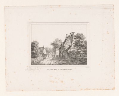 フェルセン村の眺め Vue Prize dans le village de Velsen (オブジェクトのタイトル) 作： S.F. Sanders