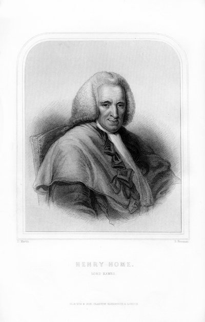 ヘンリー・ホーム、ケイムズ卿、スコットランドの哲学者、1870年。 作： S. Freeman