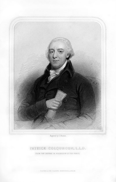 パトリックコルクホーン、スコットランドの警察治安判事兼統計ライター、1870年。 作： S. Freeman