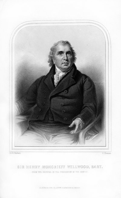ヘンリーモンクリエフウェルウッド卿、スコットランドの牧師、1870年。 作： S. Freeman