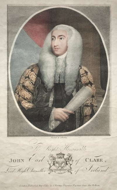 クレア伯ジョン・フィッツギボン、1801年。 作： S. Kersting