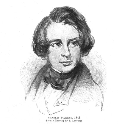 チャールズディケンズ、1838 作： S. Lawrence