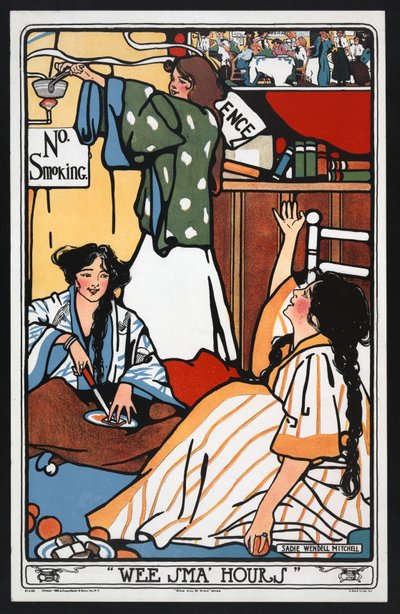 ガールズからのウィー・スマ・アワーズはガールズ・パブになります。 1909年頃 作： Sadie Wendell Mitchell