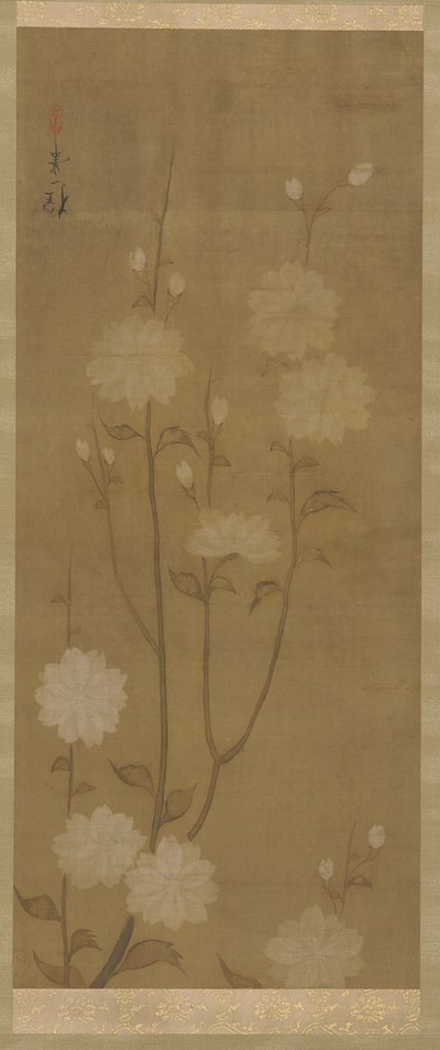 枝垂れ桜 江戸時代・18世紀半ば～19世紀初頭 作： Sakai Hoitsu