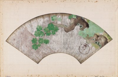 春のカエデの枝、19 世紀初頭 作： Sakai Hoitsu