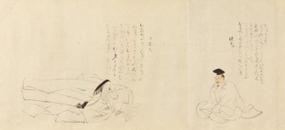 36の詩的な不滅者サンジュロッカセン、1824年。 作： Sakai Hoitsu