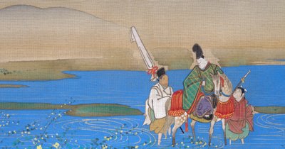 Six Jewel Rivers Mu-Tamagawa , ca. 1839.  作： Sakai Oho