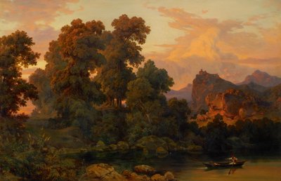 イタリアの風景 作： Salomon Corrodi