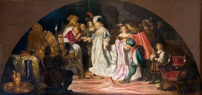 デンマーク、クロンボー城の天井画、1642年 作： Salomon Koninck