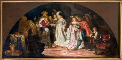 1502年のロイヤルダブル婚約者または婚姻 作： Salomon Koninck