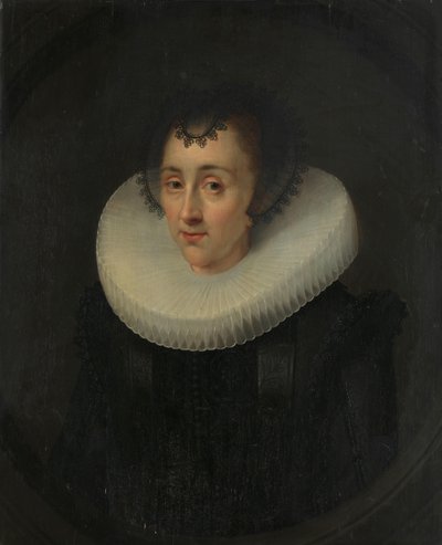 オルテンシア デル プラドの肖像 (?-1627) 作： Salomon Mesdach (attributed to)