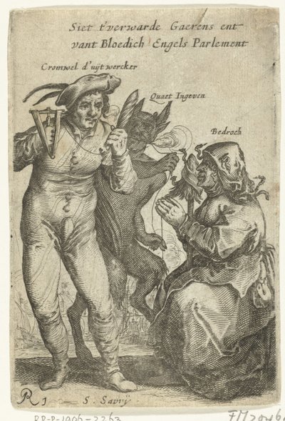 クロムウェルの漫画、1652～1654年頃 Siet t