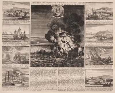 タイトルページのイラスト ウィレム・イスブランツェン・ボンテコエの東インド諸島への航海 作： Salomon Savery