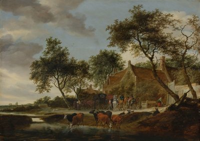  作： Salomon van Ruisdael or Ruysdael