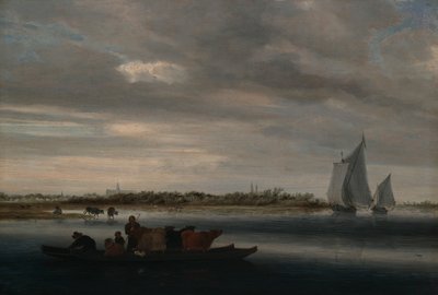 アルクマールの眺め 作： Salomon van Ruysdael
