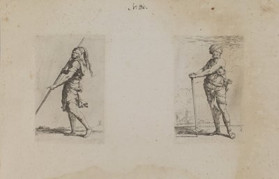 (フィギュアシリーズ) 帽子をかぶった男・横から見た図 作： Salvator Rosa