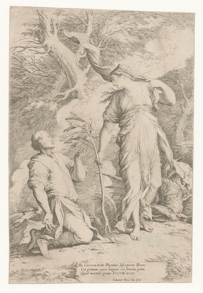 ケレスとフィタロス 作： Salvator Rosa