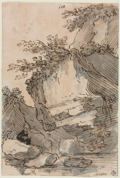ロッキープールのフィギュア 作： Salvator Rosa