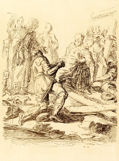 十字架の発見 作： Salvator Rosa