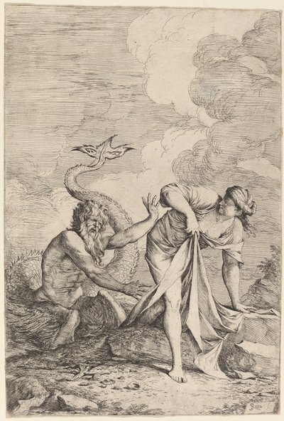 グラウコスとスキュラ 作： Salvator Rosa