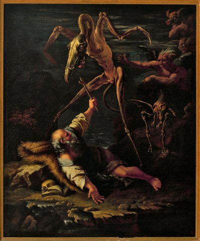 イタリア、コルディロディ、聖アンソニーの誘惑 作： Salvator Rosa