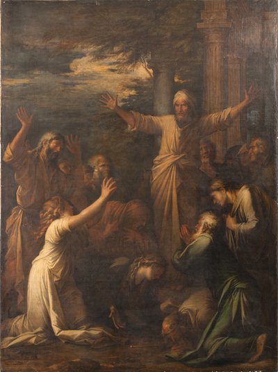 ニネベの人々に説教するヨナ 作： Salvator Rosa