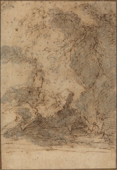風景 作： Salvator Rosa
