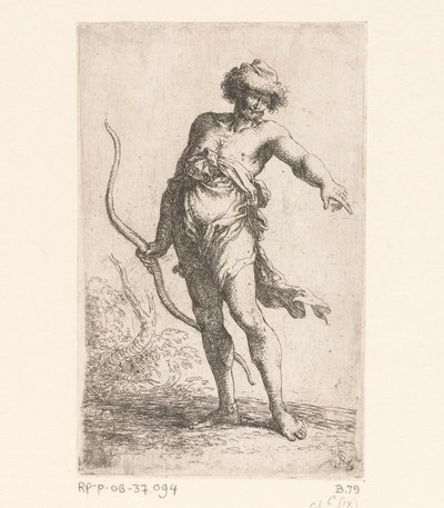 弓を持つ男 小さなフィギュア（シリーズタイトル） フィギュア（シリーズタイトル） 作： Salvator Rosa