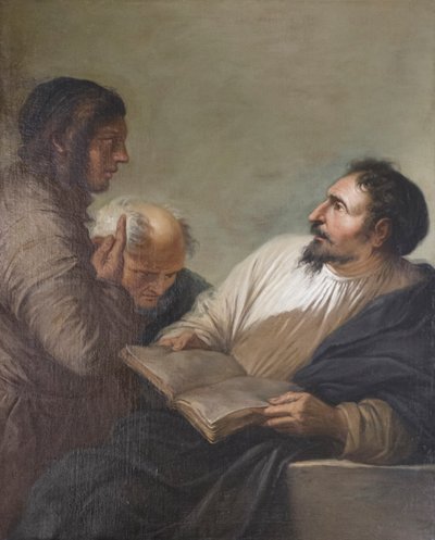 プラトンのアカデミー 1650年頃 油彩・カンヴァス 作： Salvator Rosa