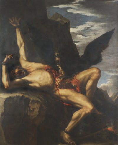 プロメテウスとハゲタカ 作： Salvator Rosa
