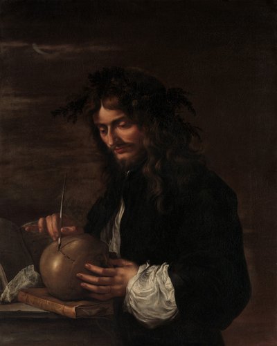 自画像、1647年頃（キャンバスに油彩） 作： Salvator Rosa