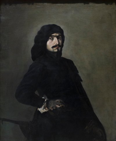 パスカリエッロとしての自画像 1645-49年頃 油彩・カンヴァス 作： Salvator Rosa